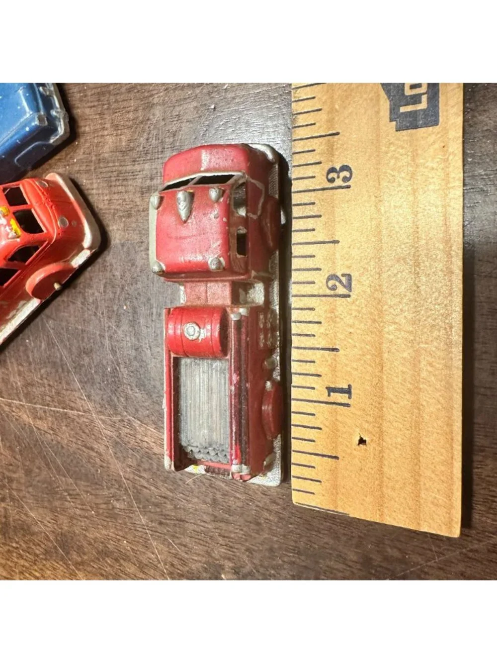 Lot of 5 Vintage Metal Die Cast Vehicles Goodee MidgeToy TootsieToy